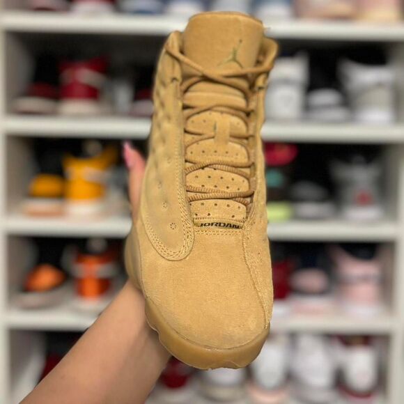Size 5.5 - Air Jordan Retro 13 Wheat 414571-705 - Picture 2 of 8